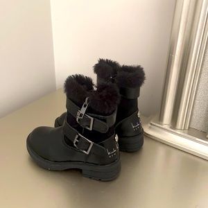Black baby warm boots